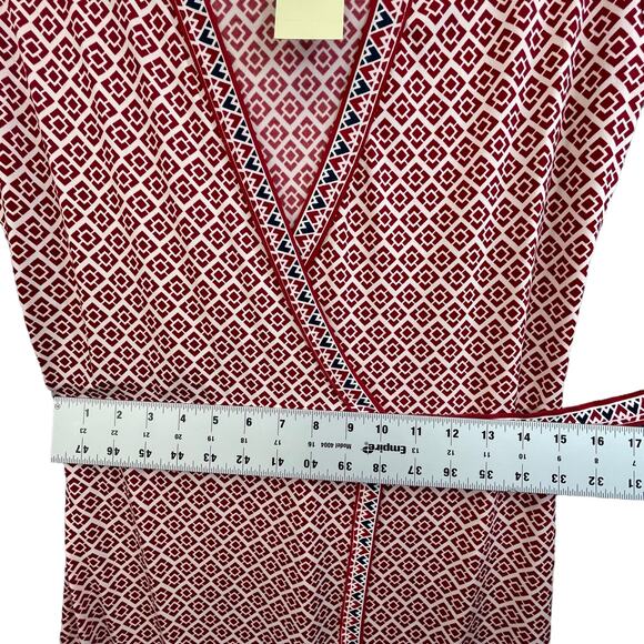 Max Studio Women Dress Size XS Geometric Red - Picture 11 of 14